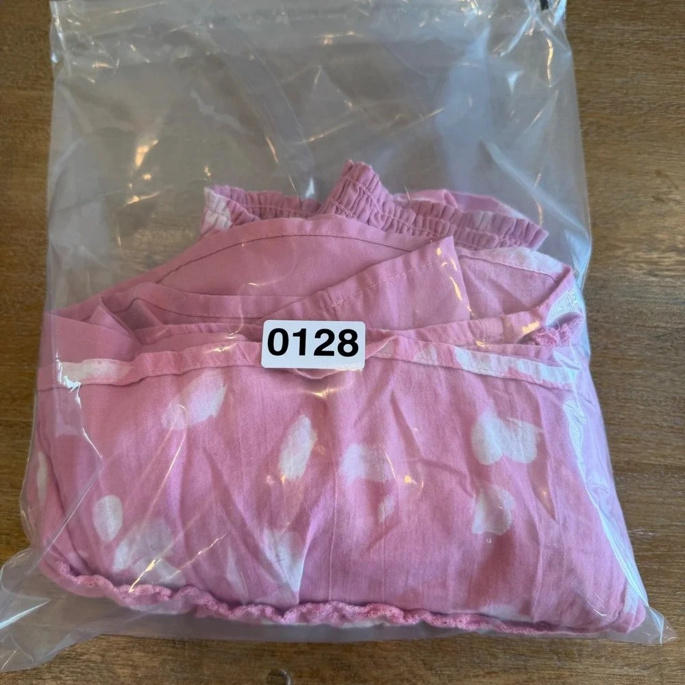 Abercrombie Kids Girls Pink Floral 2 Piece Set Skirt Top Size 9/10 Matching